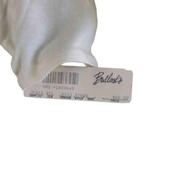 Bonnie Boerer Sequin Tropical Flower Dolman Sleeve Top Sz PS - Picture 10 of 14